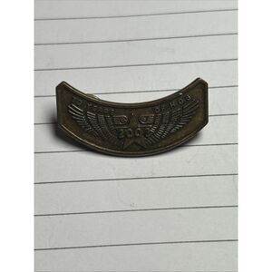 HARLEY OWNERS GROUP HOG 100th 20th ROCKER 2003‎ VEST JACKET HAT PIN 03
